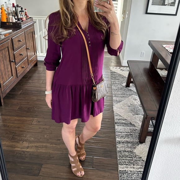 Anthropology MAEVE Purple Dress Size Small - Picture 4 of 16